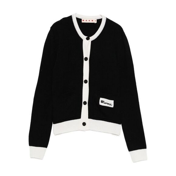 Marni Women Crew Neck Cardigan - Picture 5 of 7